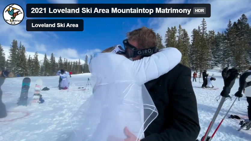 Unofficial Networks - Congratulations To All The Newlyweds Who Got Mountaintop Married @ Loveland Ski Area