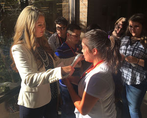 Odessa American - "Crockett students get chance to talk to American Oarsmen"