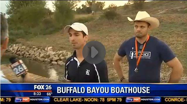 Fox26 News - "Buffalo Bayou Boathouse (part 1)" & "Houston Rowing (part 2)"