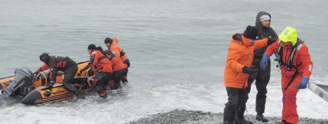 El Diario - Balcarceño assisted athletes at the Orcadas Antarctic Base (In Spanish)