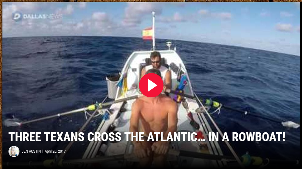 Kicks 105 - Three Texans Cross the Atlantic in a Rowboat
