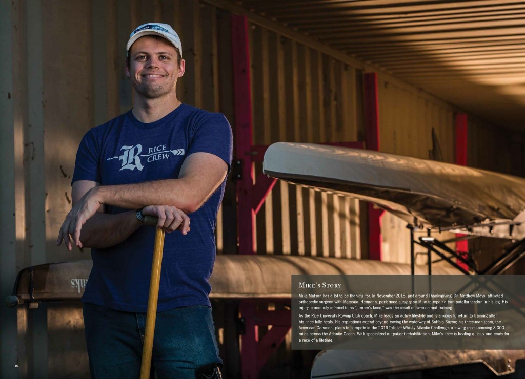 UTHealth - "An American Oarsmen and His Road to the 2016 Talisker Whiskey Atlantic Challenge"