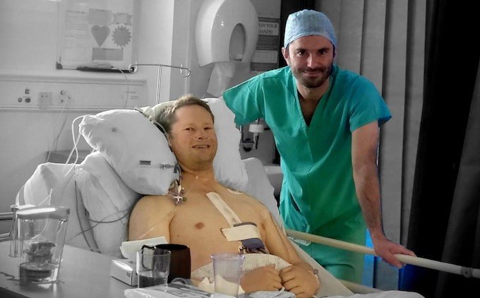 Telegraph - Adventurer attempts Antarctic row after heart surgery (Crewmate: Jamie)